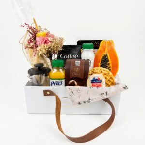 Cesta de Café da Manhã Premium com Prensa Francesa