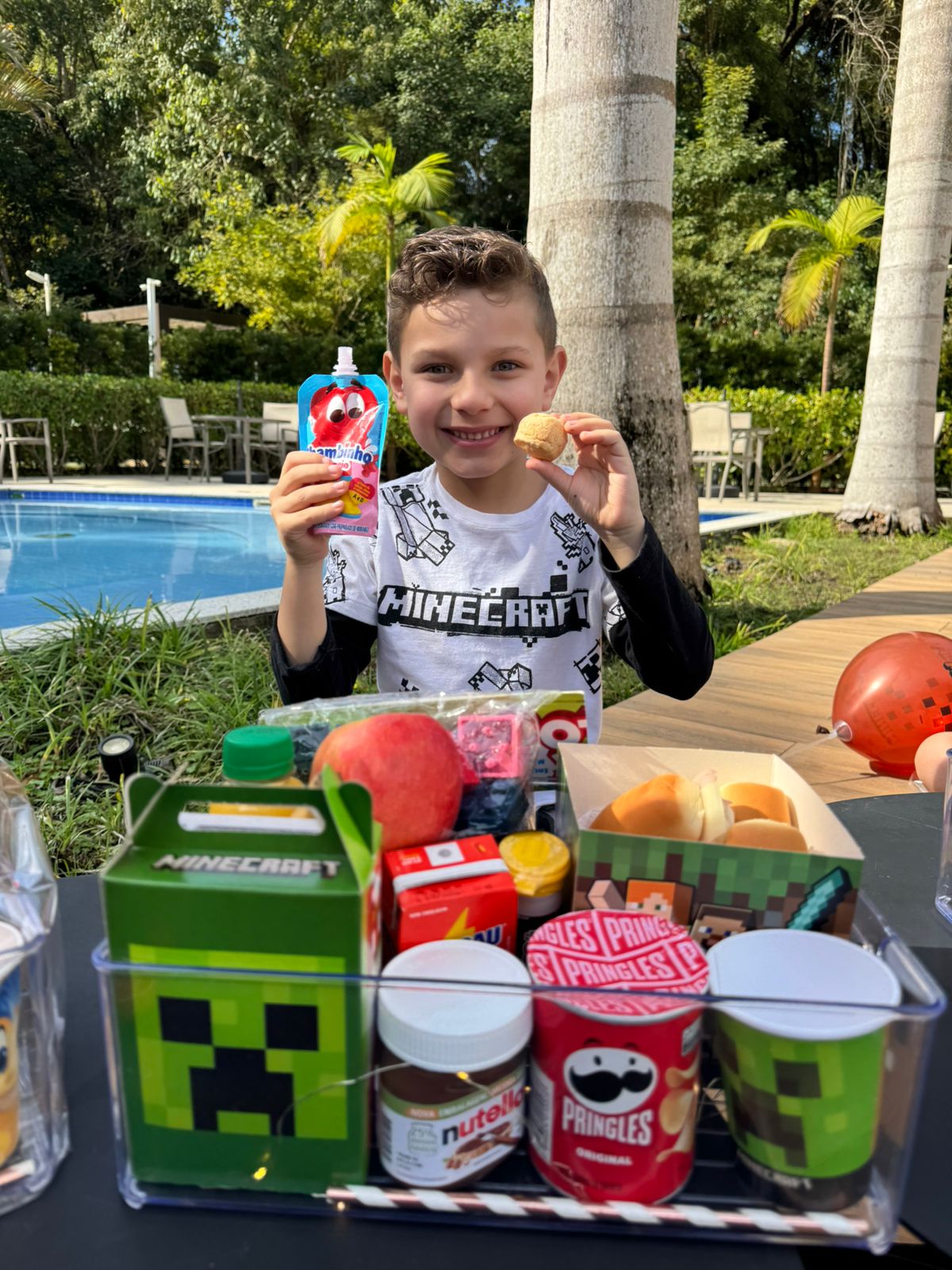 Cesta Infantil Minecraft - Imagem 2