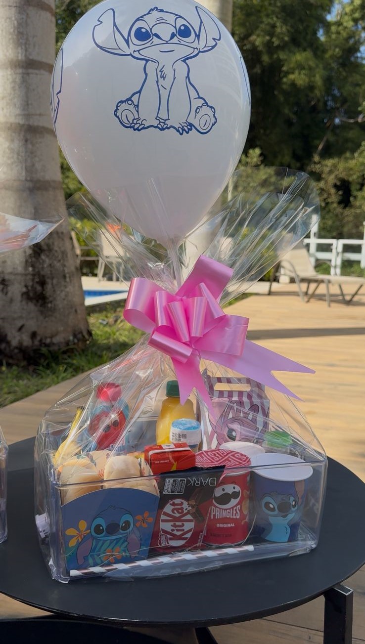 Cesta Infantil Stitch - Imagem 4