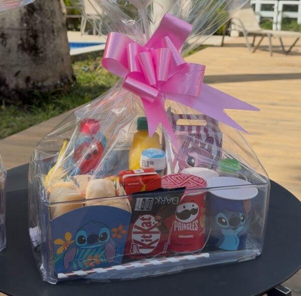 Cesta Infantil Stitch -Cesta Dia das Crianças Florianópolis