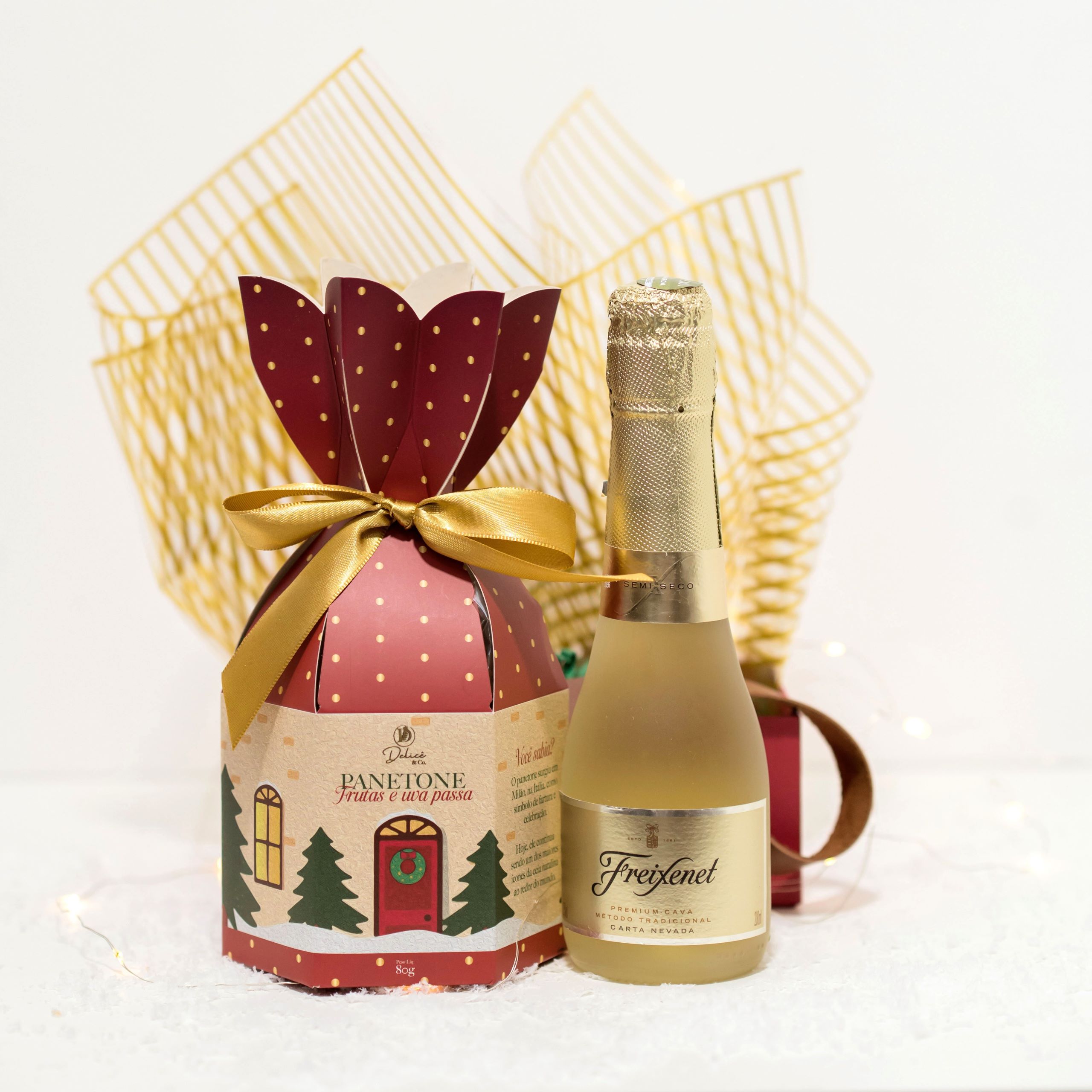 Cesta de Natal Freixenet Mini – Celebração Encantada - Imagem 3