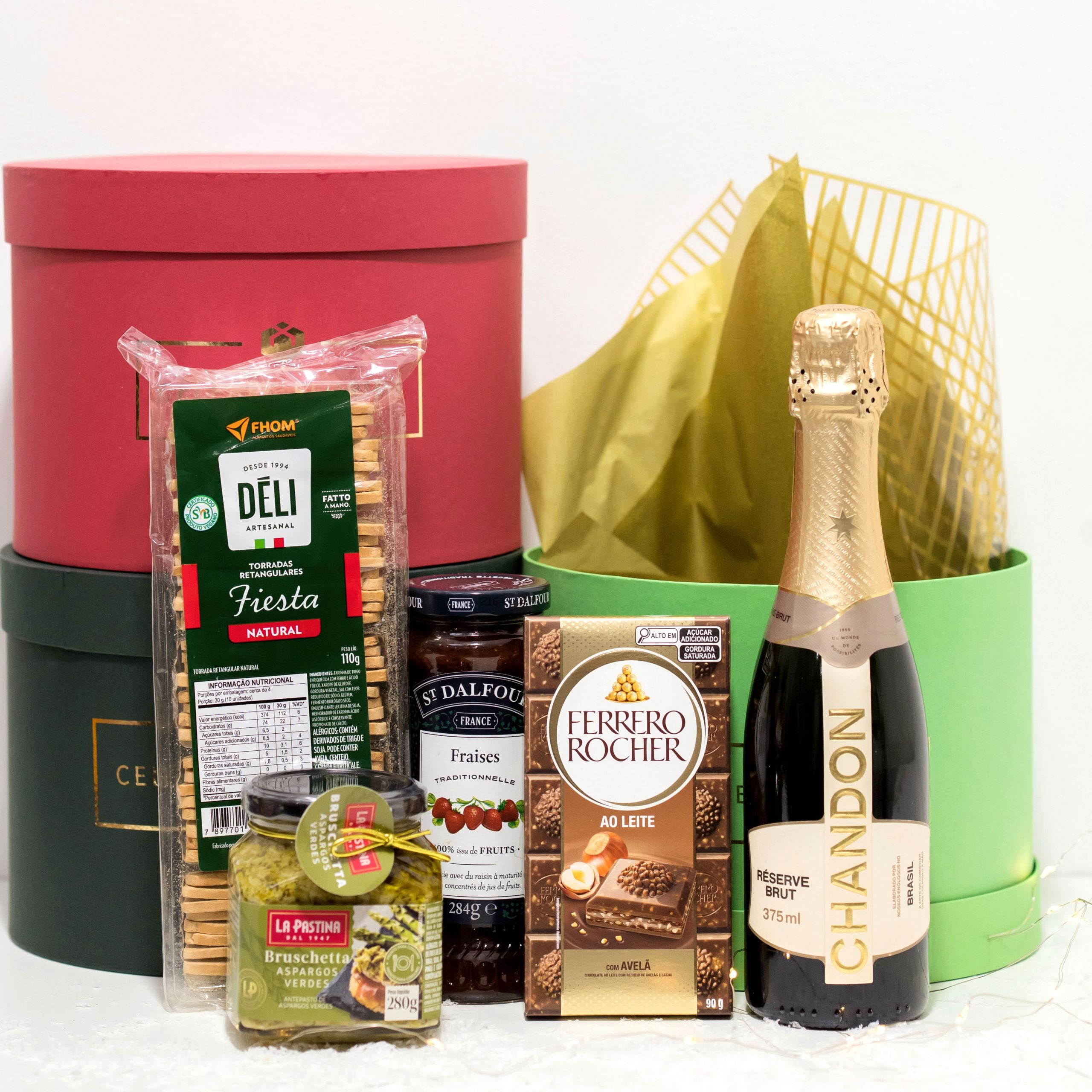 Cesta de Natal Chandon Premium Redonda M