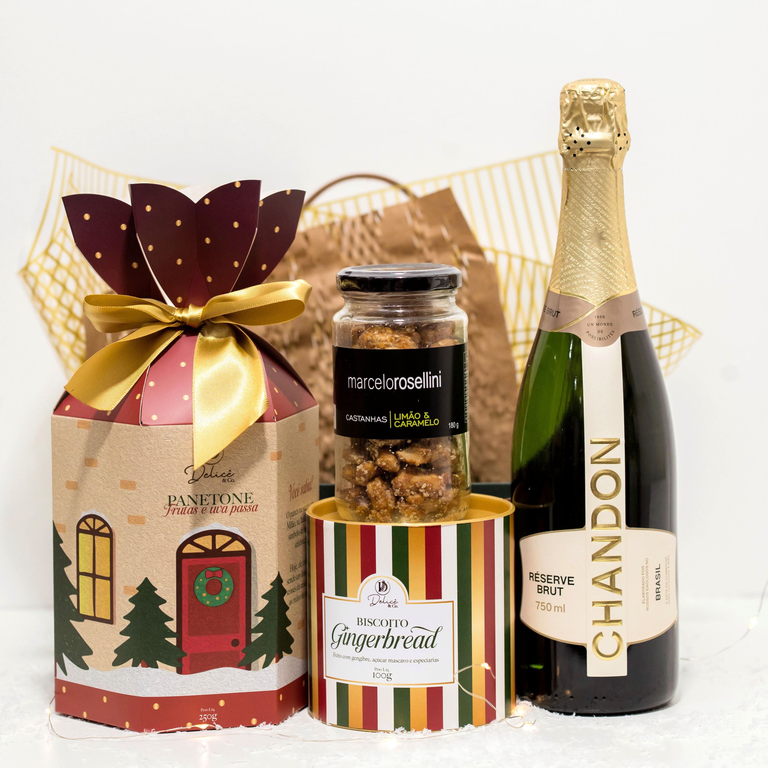 Cesta de Natal Chandon & Gingerbread