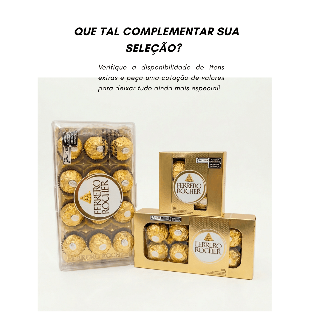 Cesta de Chocolates e Flores Dia das Mães - Imagem 5