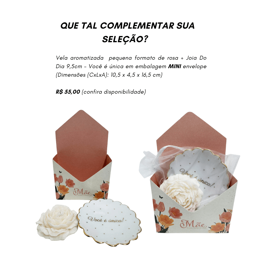 Cesta de Chocolates e Flores Dia das Mães - Imagem 7
