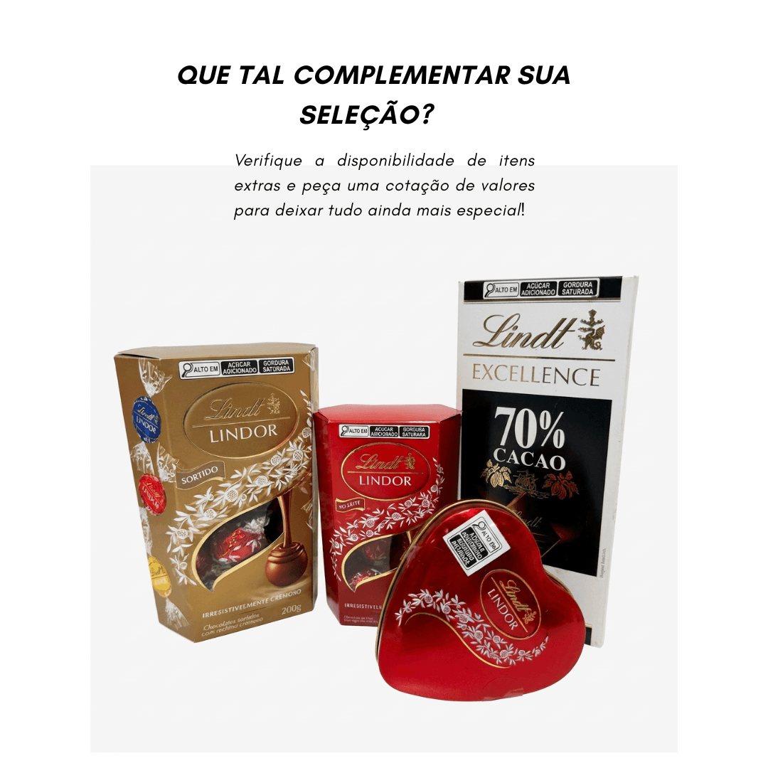 Cesta de Chocolates e Flores Dia das Mães - Imagem 6