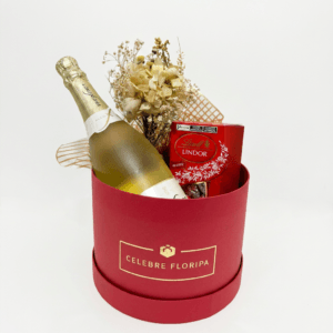 Cesta Gift Box Freixenet Zero Álcool & Lindt Celebre Floripa