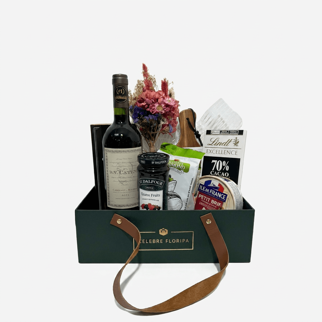 Cesta Vinho DV Catena & Brie Gourmet – Florianópolis - Imagem 4