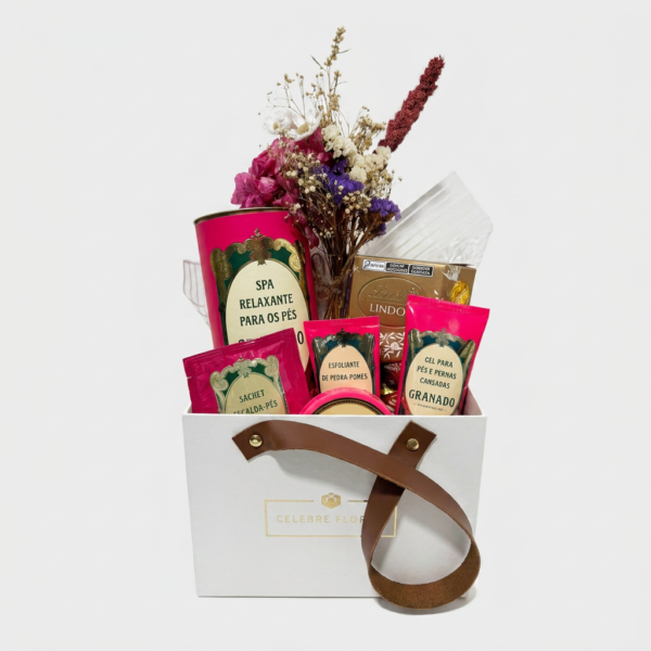 Kit Autocuidado Premium Spa dos Pés Granado Pink com Lindt em Florianópolis