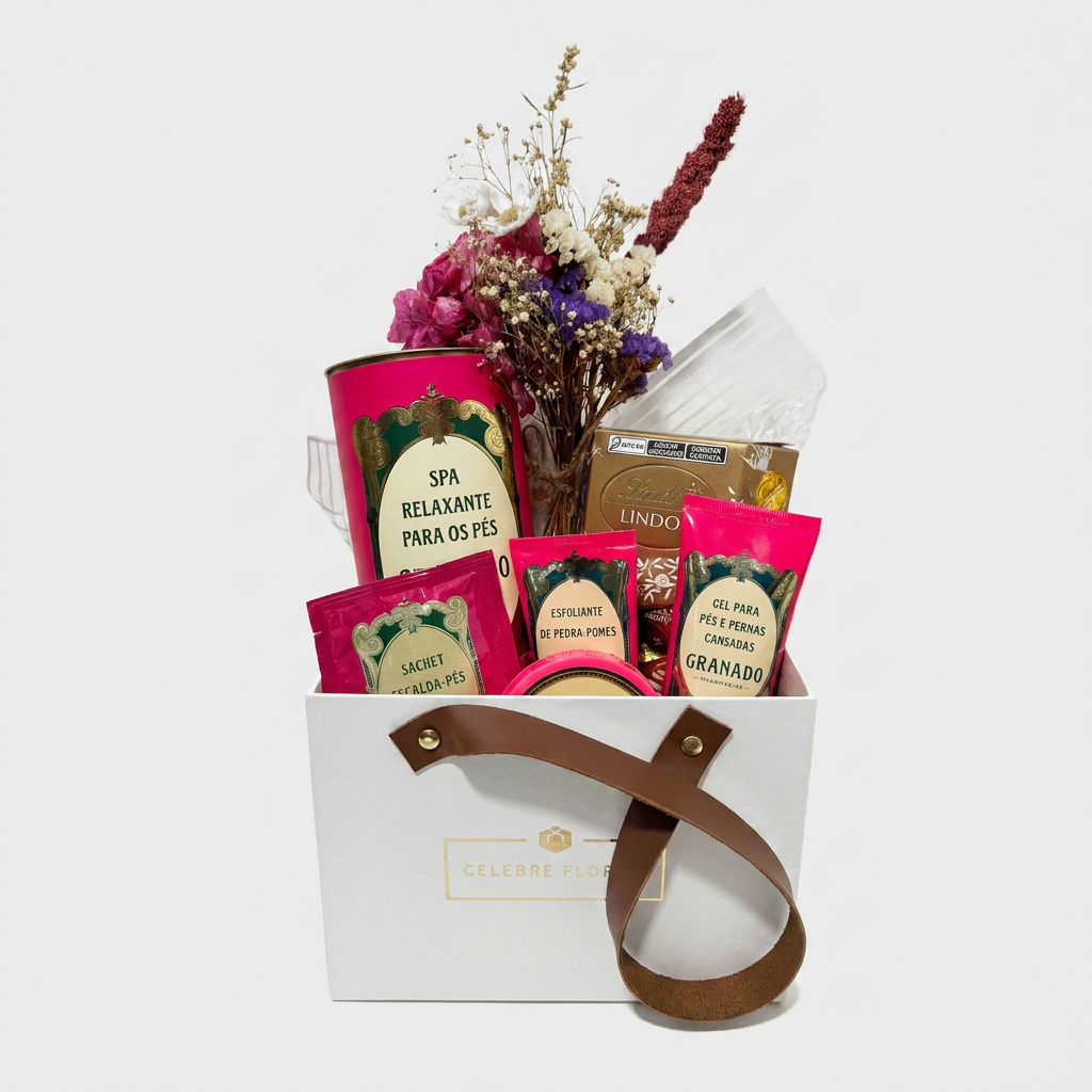 Kit Autocuidado Premium Spa dos Pés Granado Pink com Lindt em Florianópolis